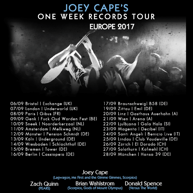 Joey Cape takes his 'One Week Records' tour to NL